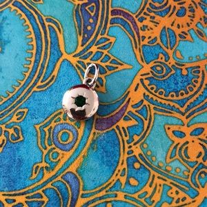 Tresors charm green (emerald) Fits Pandora